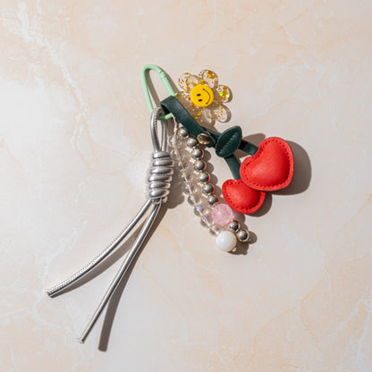 Red Heart Sunshine Bag Charm