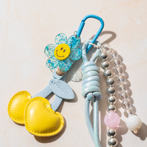 Yellow Heart Sunshine Bag Charm