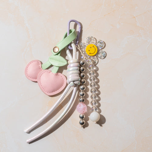 Pastel Heart Sunshine Bag Charm