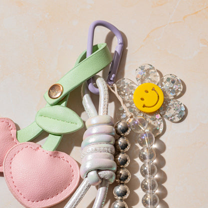 Pastel Heart Sunshine Bag Charm