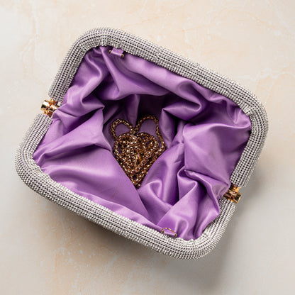 Kiara Shimmer Clutch