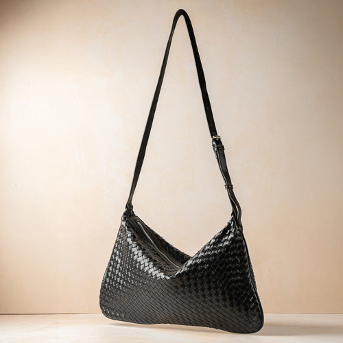 Lucia Woven Crossbody Bag