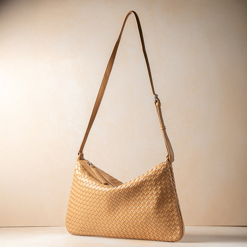 Lucia Woven Crossbody Bag