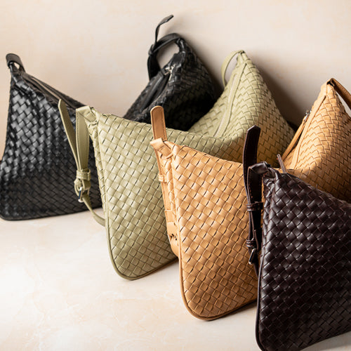 Lucia Woven Crossbody Bag