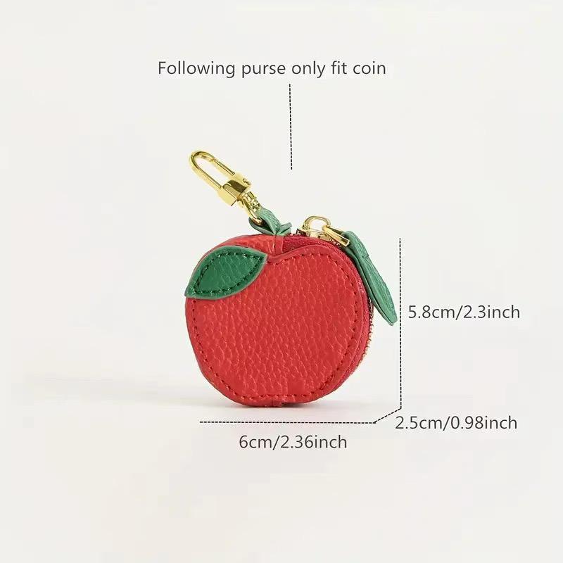 Apple Bag Charm & Coin Pouch