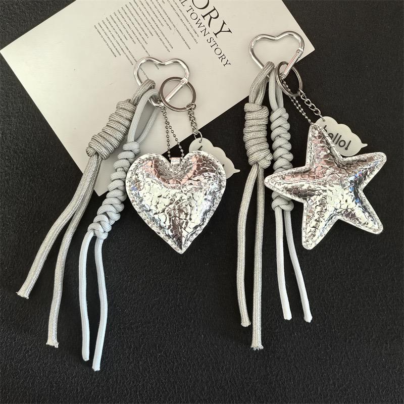 Silver Star Bag Charm
