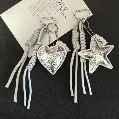Silver Star Bag Charm