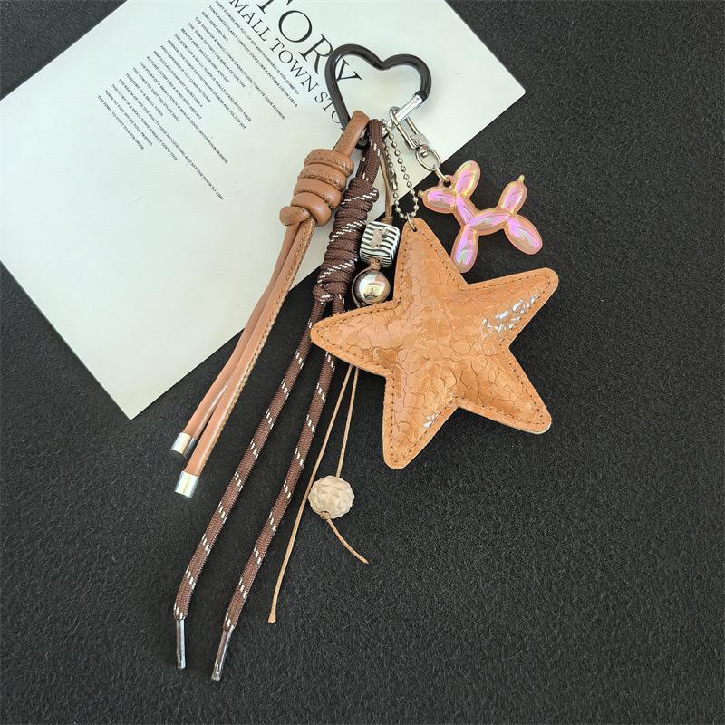 Bronze Star Bag Charm