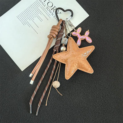 Bronze Star Bag Charm