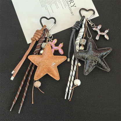 Bronze Star Bag Charm