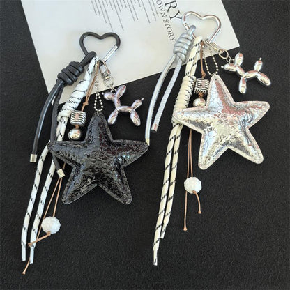 Silver Star Bag Charm